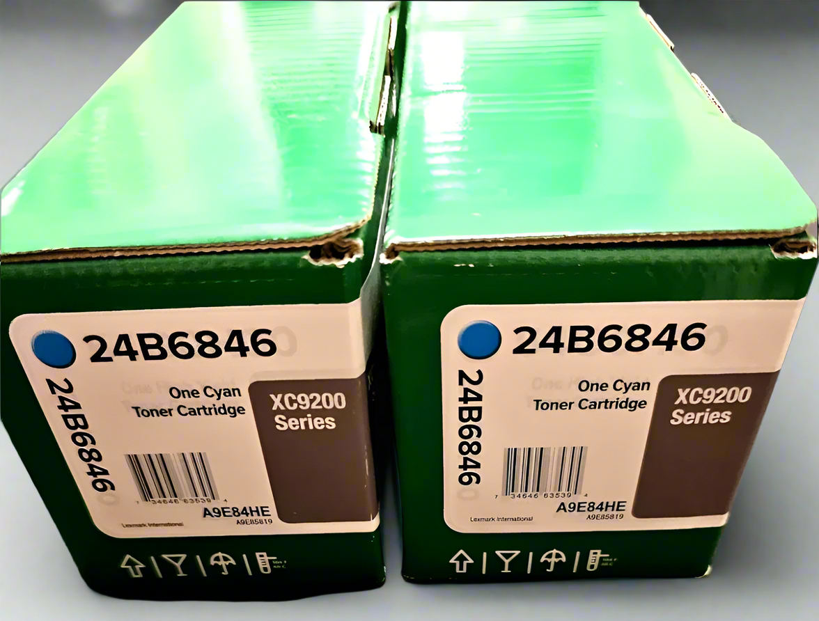 Genuine Lexmark OEM Toner - 24B6846 Cyan